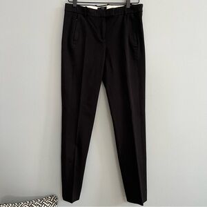 J. Crew Maddie Black Career Pant Size 4T Stretch Cotton Straight Leg